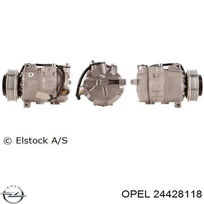 Компрессор системы кондиционирования Opel 24428118 цена, от 214.18 USD
