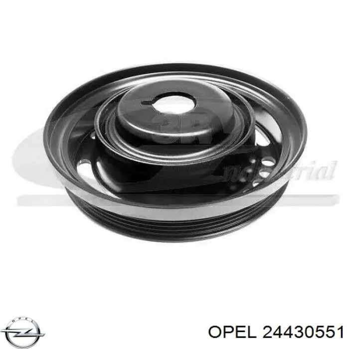 24430551 Opel Шкив коленчатого вала