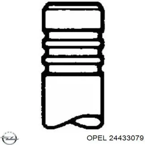 Выпускной клапан 641379 Opel