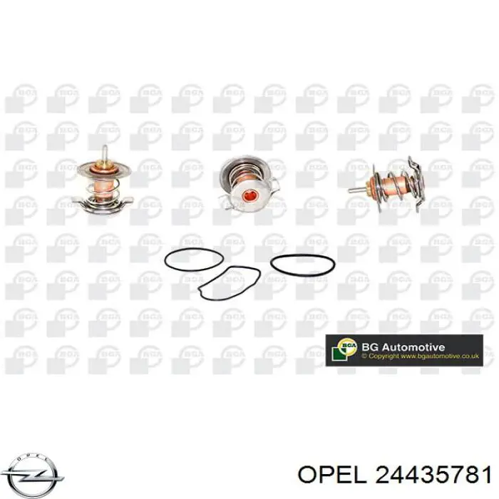 Купить 24435781 Opel Автомобильный термостат