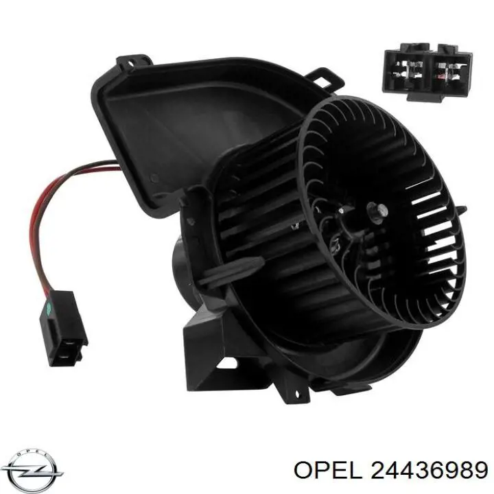 Мотор вентилятора печки (отопителя салона) Opel 24436989