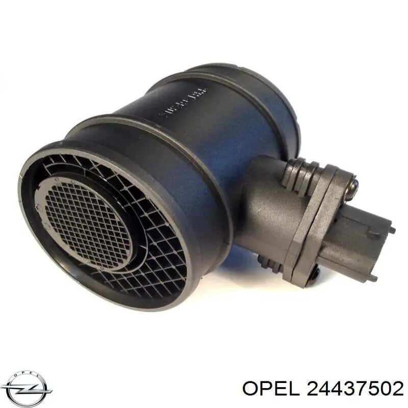 24437502 Opel sensor de fluxo (consumo de ar, medidor de consumo M.A.F. - (Mass Airflow))