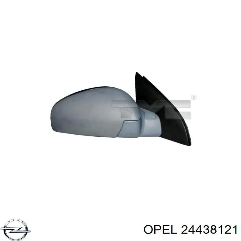 Стекло зеркала заднего вида, правого Opel 24438121 цена, от 7.36 USD