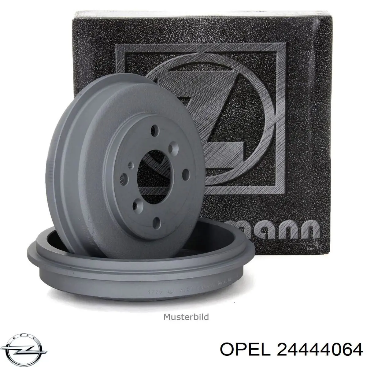Задний барабан Opel 24444064