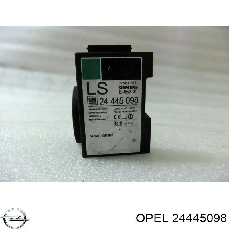 24445098 OPEL Antena ( anillo) de inmovilizador original y equivalente