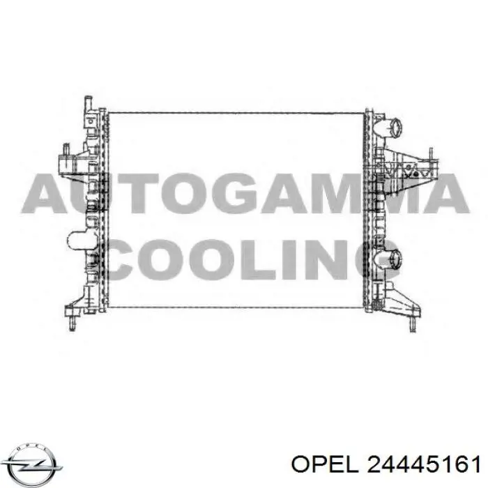 Радиатор охлаждения двигателя Opel 24445161 цена, от 44.94 USD
