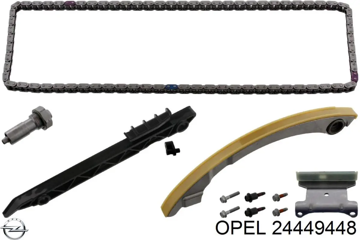 24449448 Opel sapato de reguladora de tensão da cadeia do mecanismo de distribuição de gás
