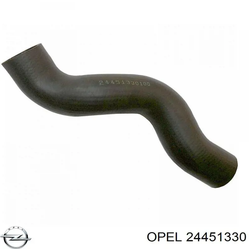 Mangueira (cano derivado) superior esquerda de intercooler para Opel Astra (F69)