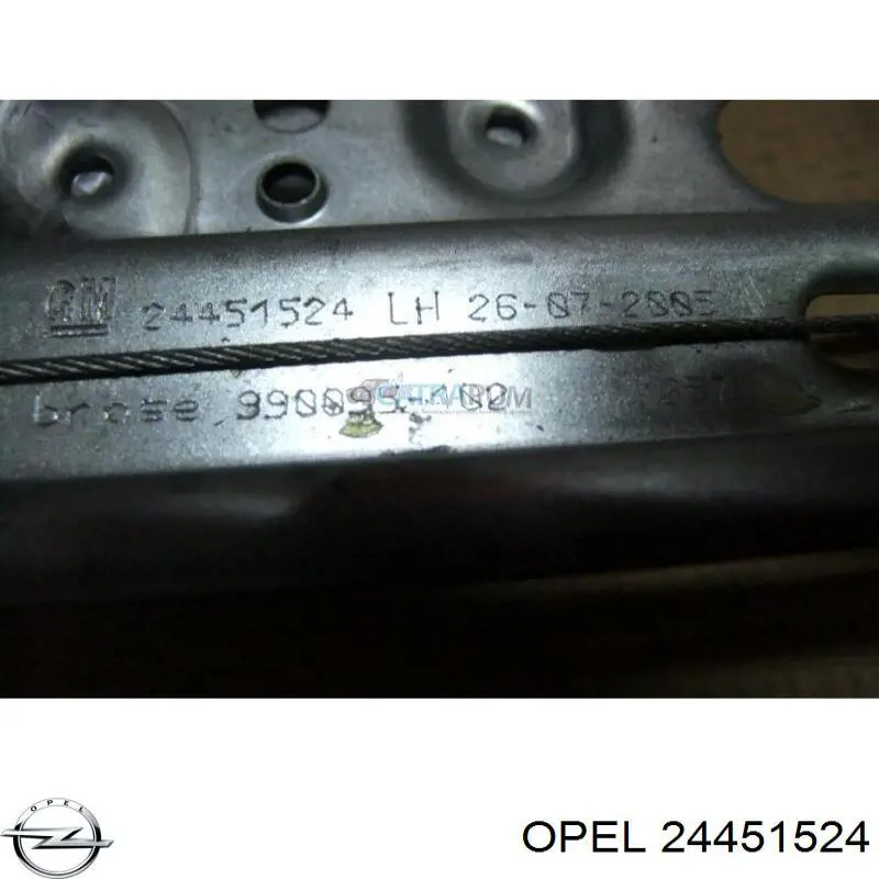 Купить 24451524 Opel Механизм стеклоподъемника двери задней левой