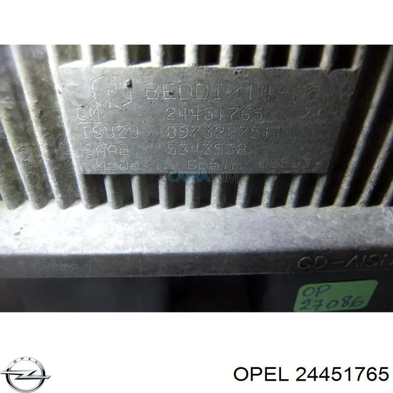 Купить 24451765 Opel 