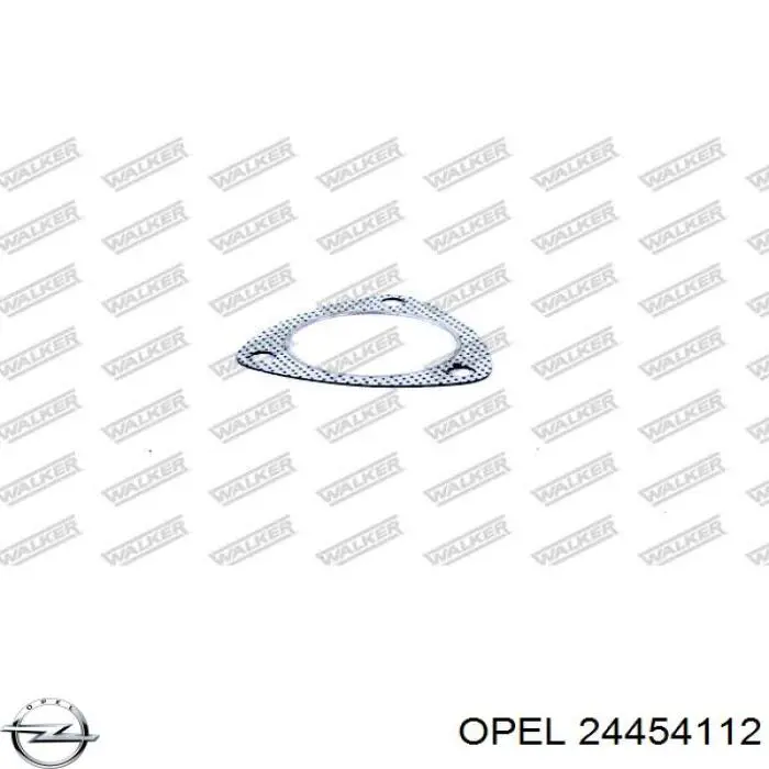 24454112 Opel прокладка приемной трубы глушителя