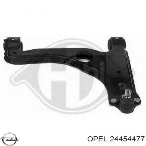 Левый рычаг передней нижней подвески Opel 24454477 цена, от 57.47 USD
