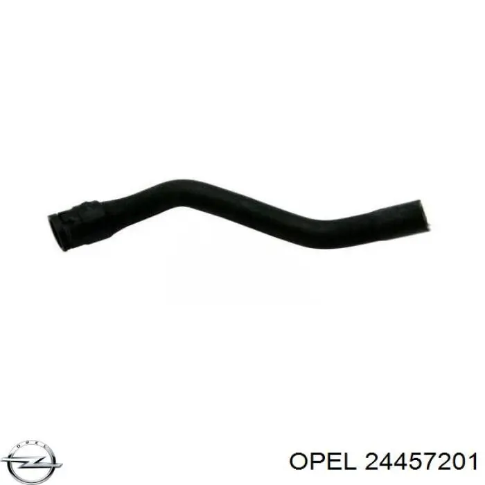 Шланг радиатора отопителя (печки), подача Opel 24457201