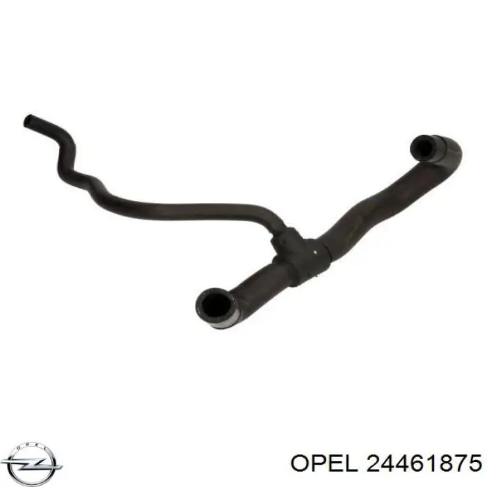 24461875 Opel шланг (патрубок системы охлаждения)