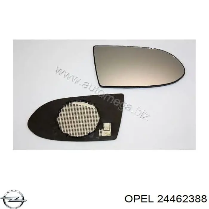 Стекло зеркала заднего вида, правого Opel 24462388 цена, от 9.00 USD