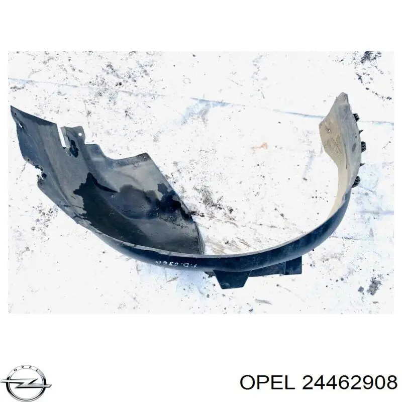 Правый подкрылок переднего крыла Opel 24462908 цена, от 10.91 USD
