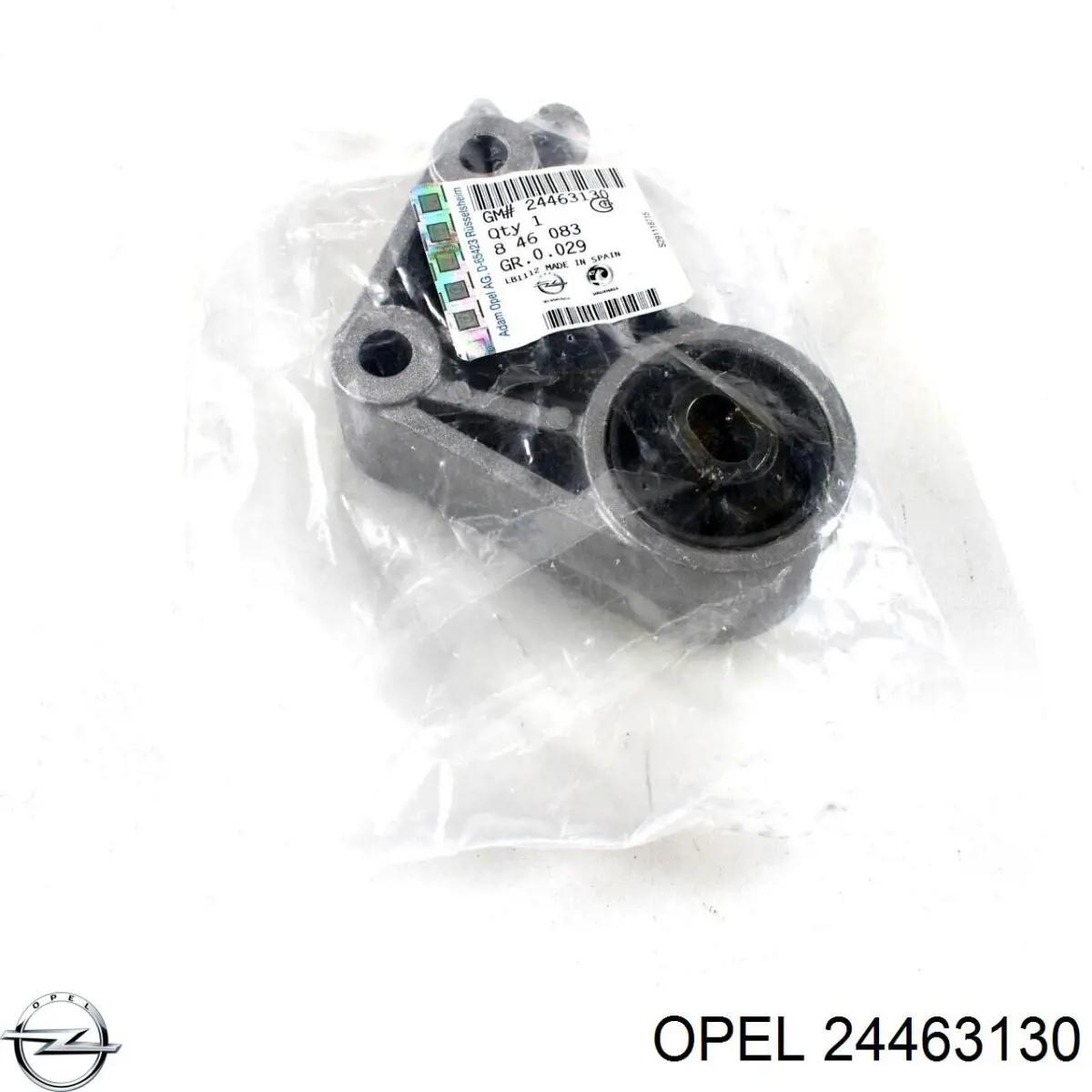 24463130 OPEL Soporte para taco de motor trasero original y equivalente