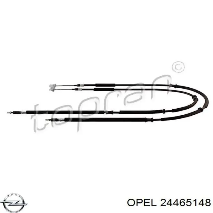 Задний трос ручника Opel 24465148 цена, от 22.92 USD