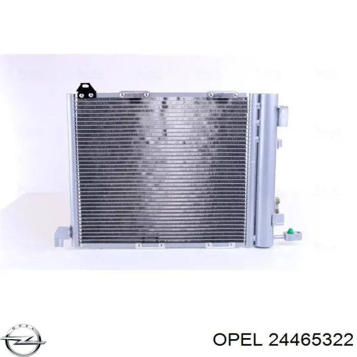 24465322 Opel radiador de aparelho de ar condicionado