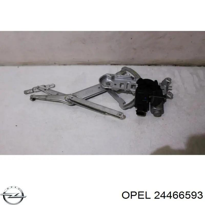 24466593 Opel Мотор стеклоподъемника двери передней, левой