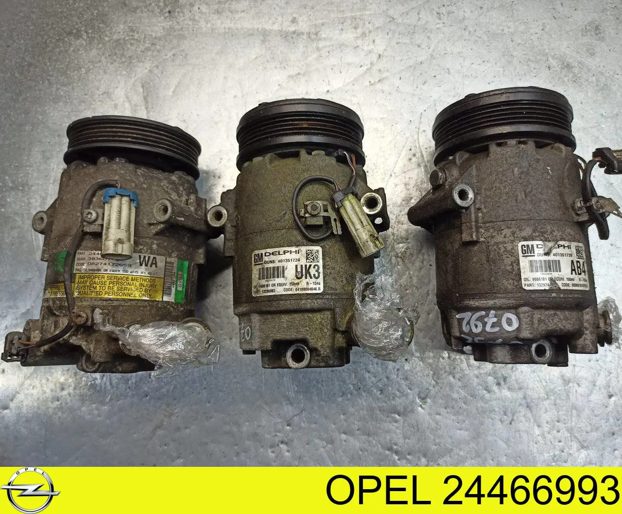 24466993 Opel компрессор кондиционера