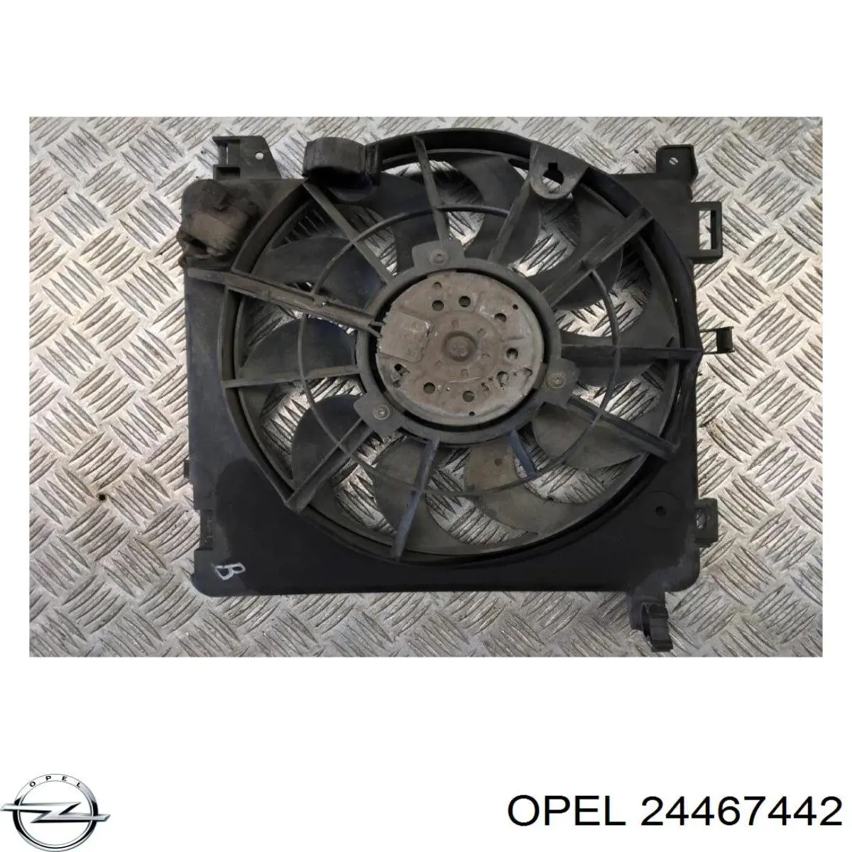 24467442 Opel Крыльчатка радиатора охлаждения