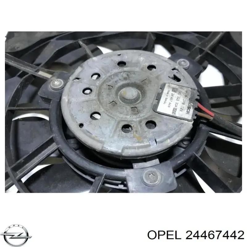 Вентилятор/крыльчатка радиатора охлаждения Opel 24467442 цена, от 51.56 USD