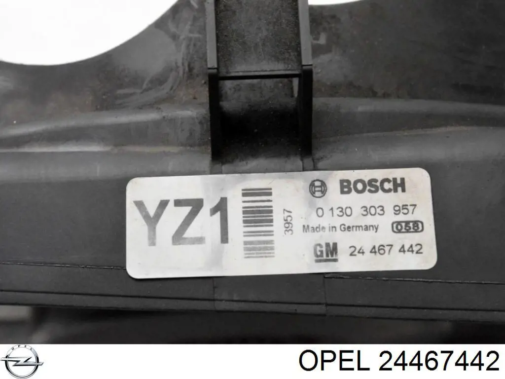 Вентилятор радиатора кондиционера Opel 24467442
