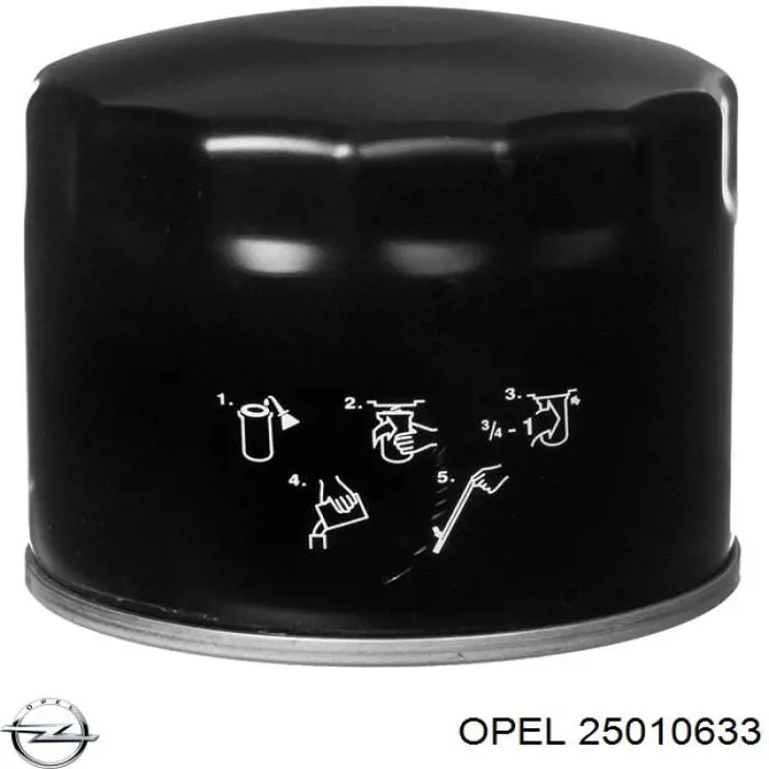 25010633 Opel Масляный фильтр двигателя