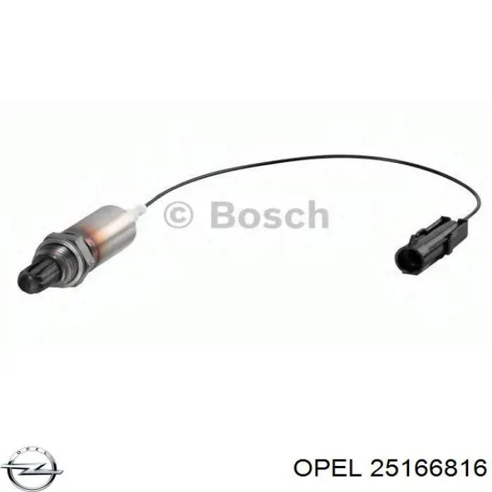 25166816 Opel Лямбда-зонд, датчик кислорода до катализатора