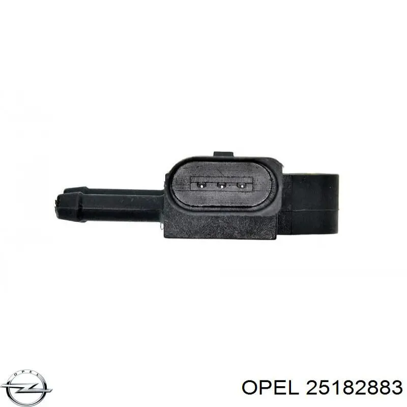 Датчик давления выхлопных газов 25182883 Opel