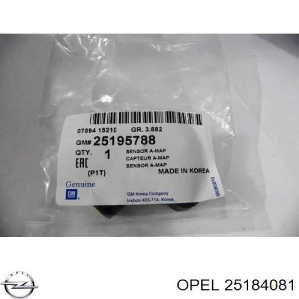 Датчик абсолютного давления в коллекторе Opel 25184081 цена, от 15.43 USD