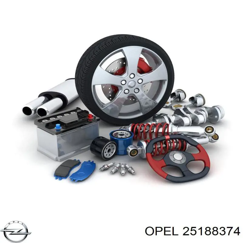 25188374 Opel натяжной ролик