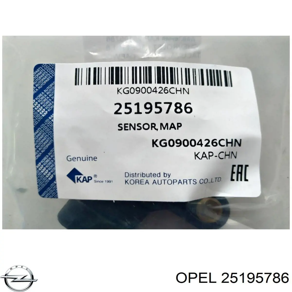 25195786 Opel Датчик давления воздуха