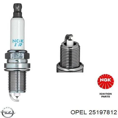 Свеча зажигания Opel 25197812 цена, от 14.74 USD