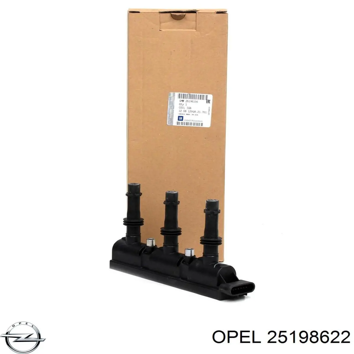 Катушка зажигания 25198622 Opel