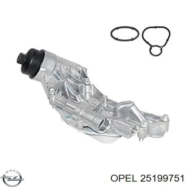 Корпус масляного фильтра 25199751 Opel