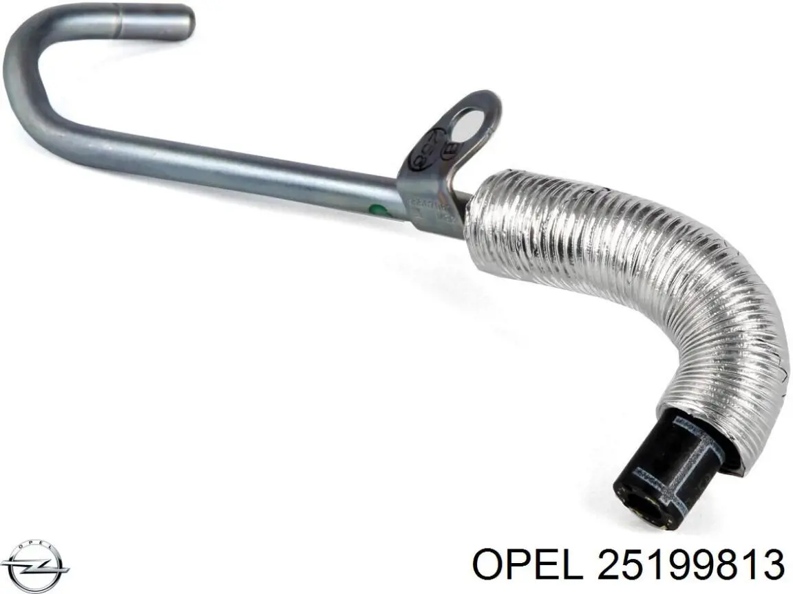 Штуцер шланга охлаждения турбины 25199813 Opel