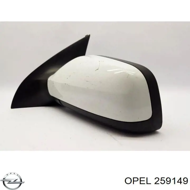  Левое боковое зеркало Opel Astra 