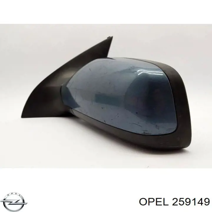 Левое боковое зеркало 259149 Opel