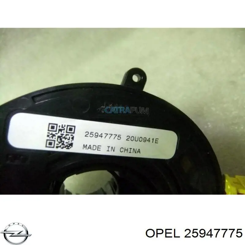 Контактное кольцо подушки безопасности Opel 25947775 цена, от 18.69 USD