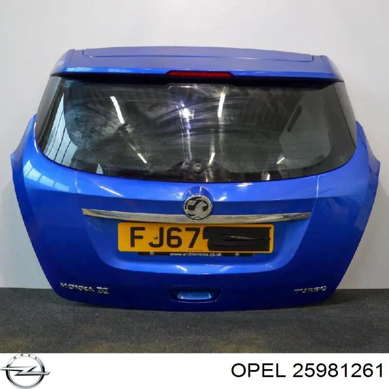 Купить 0126180 Opel Дверь задняя багажная