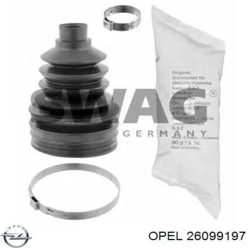 Купить 26099197 Opel Пыльник гранаты наружный, передний