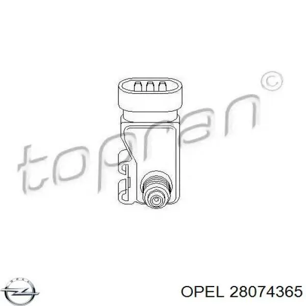 Купить 28074365 Opel Датчик MAP