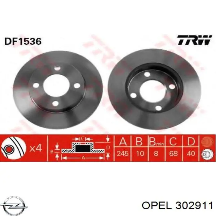  Opel 11103711
