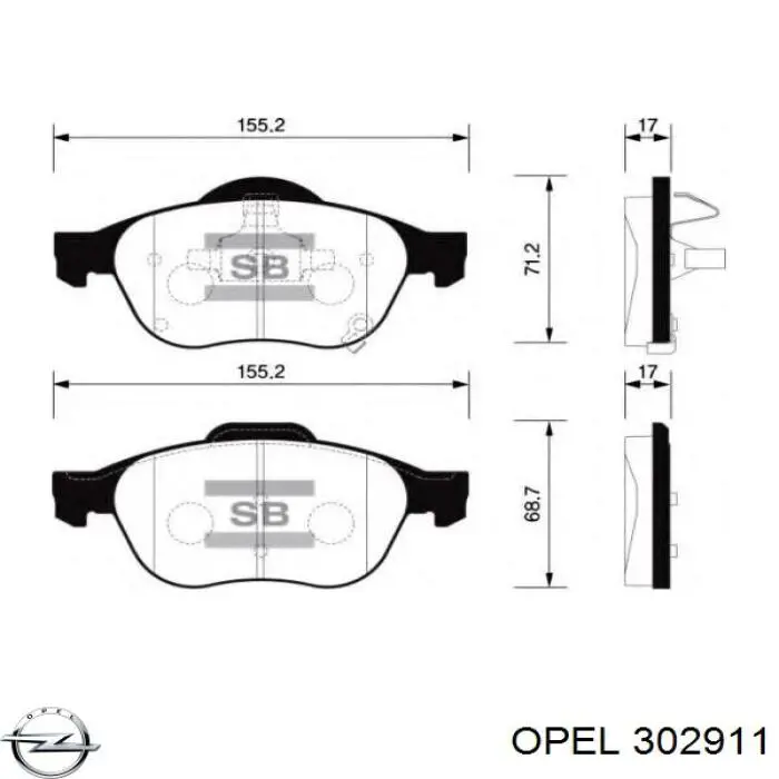 11103711 Opel 