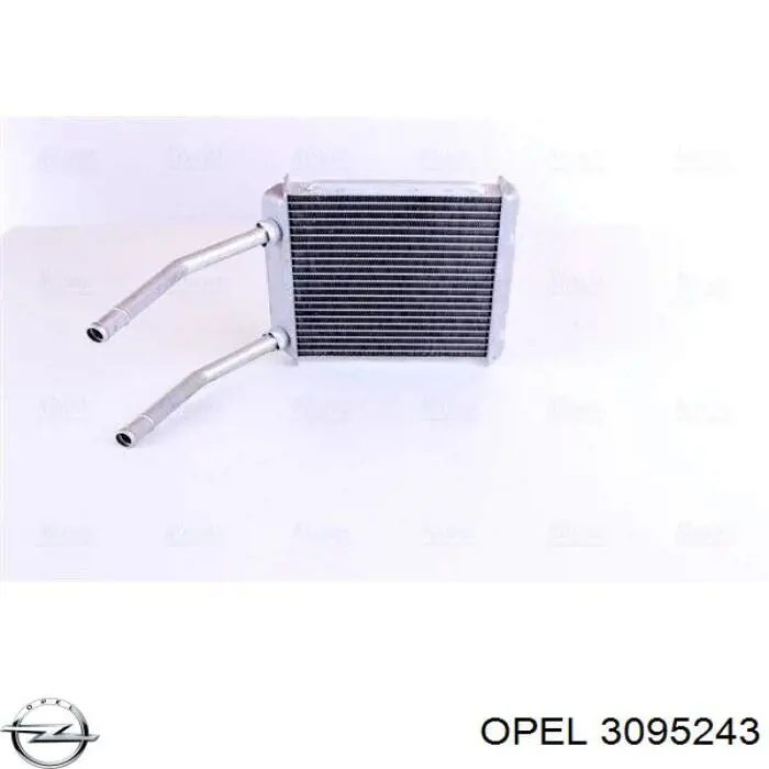 Радиатор печки (отопителя) Opel 3095243 цена, от 25.08 USD