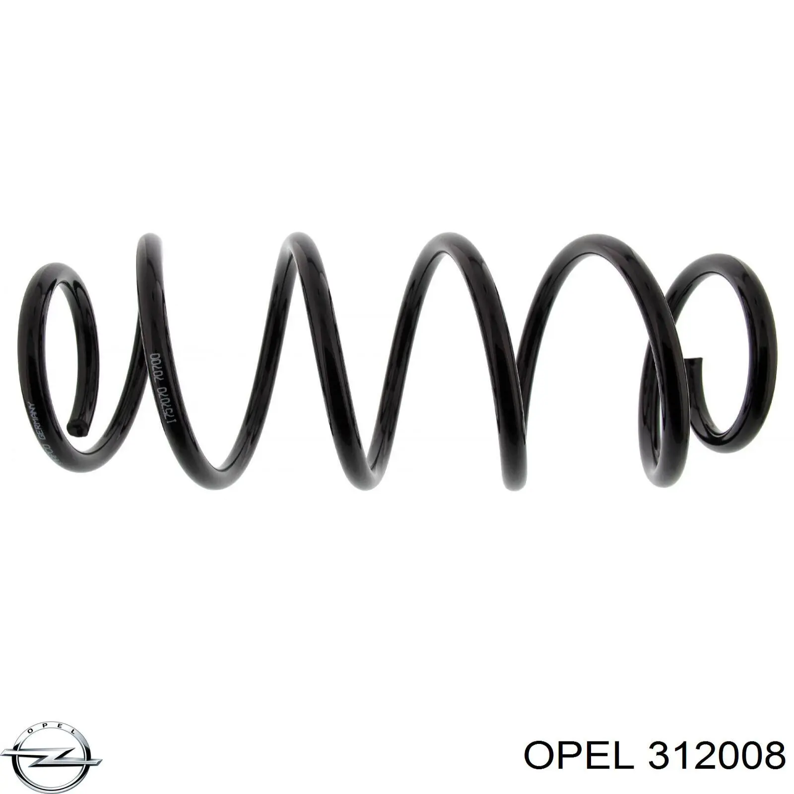 312008 Opel пружина передняя