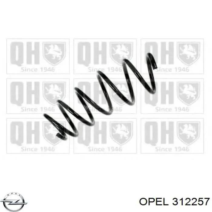 Пружина амортизатора передняя Opel 312257 цена, от 38.66 USD