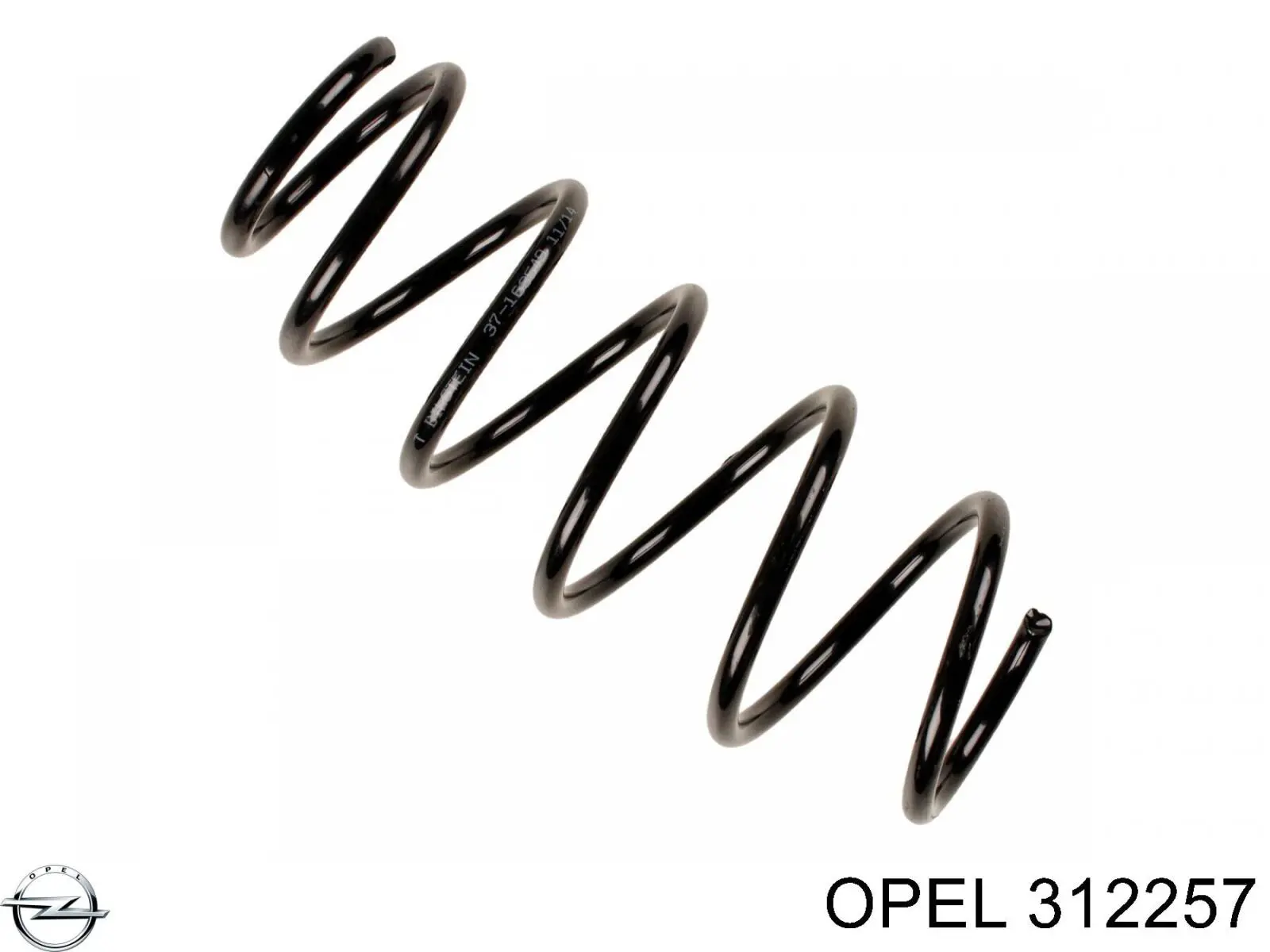 312257 Opel пружина передняя